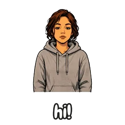 Person saying hi