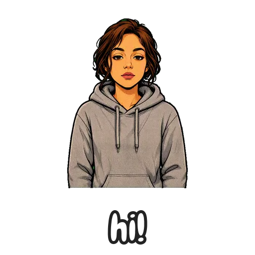 Person saying hi